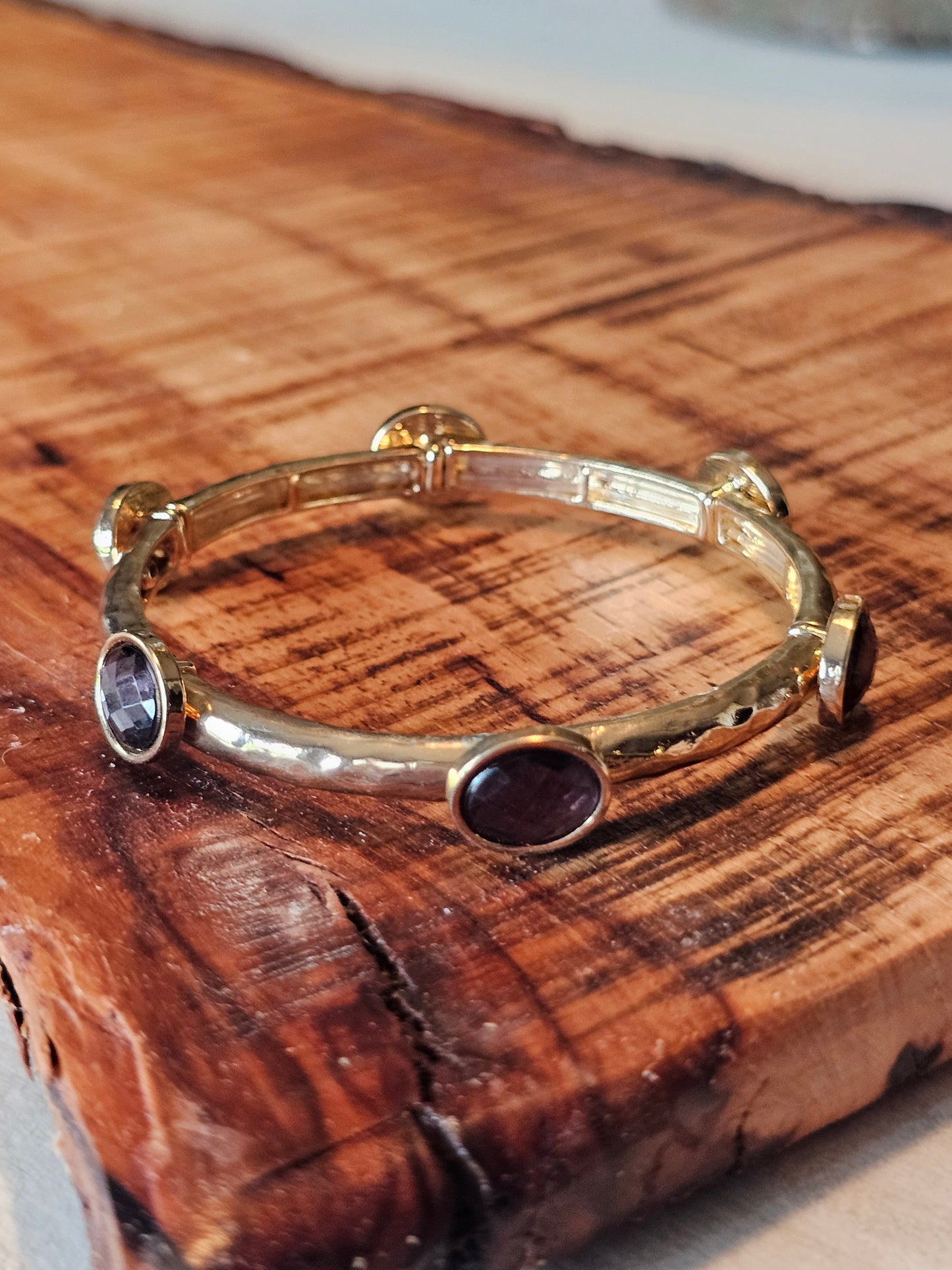 Amethyst Horizon Bangle