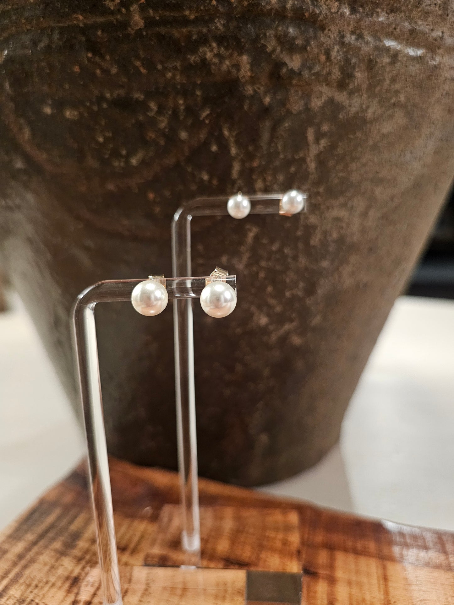 Pearl Stud Earrings