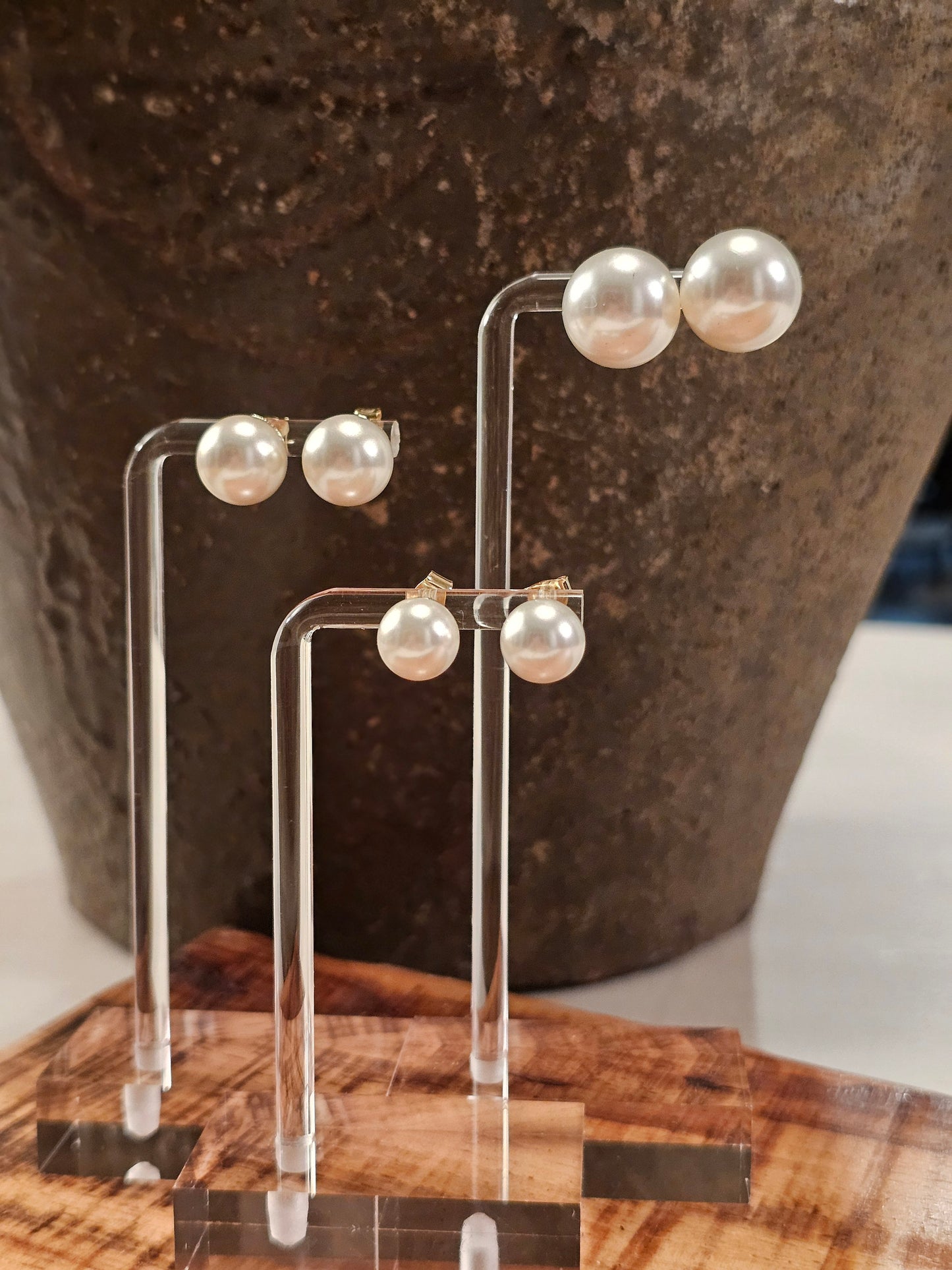 Pearl Stud Earrings