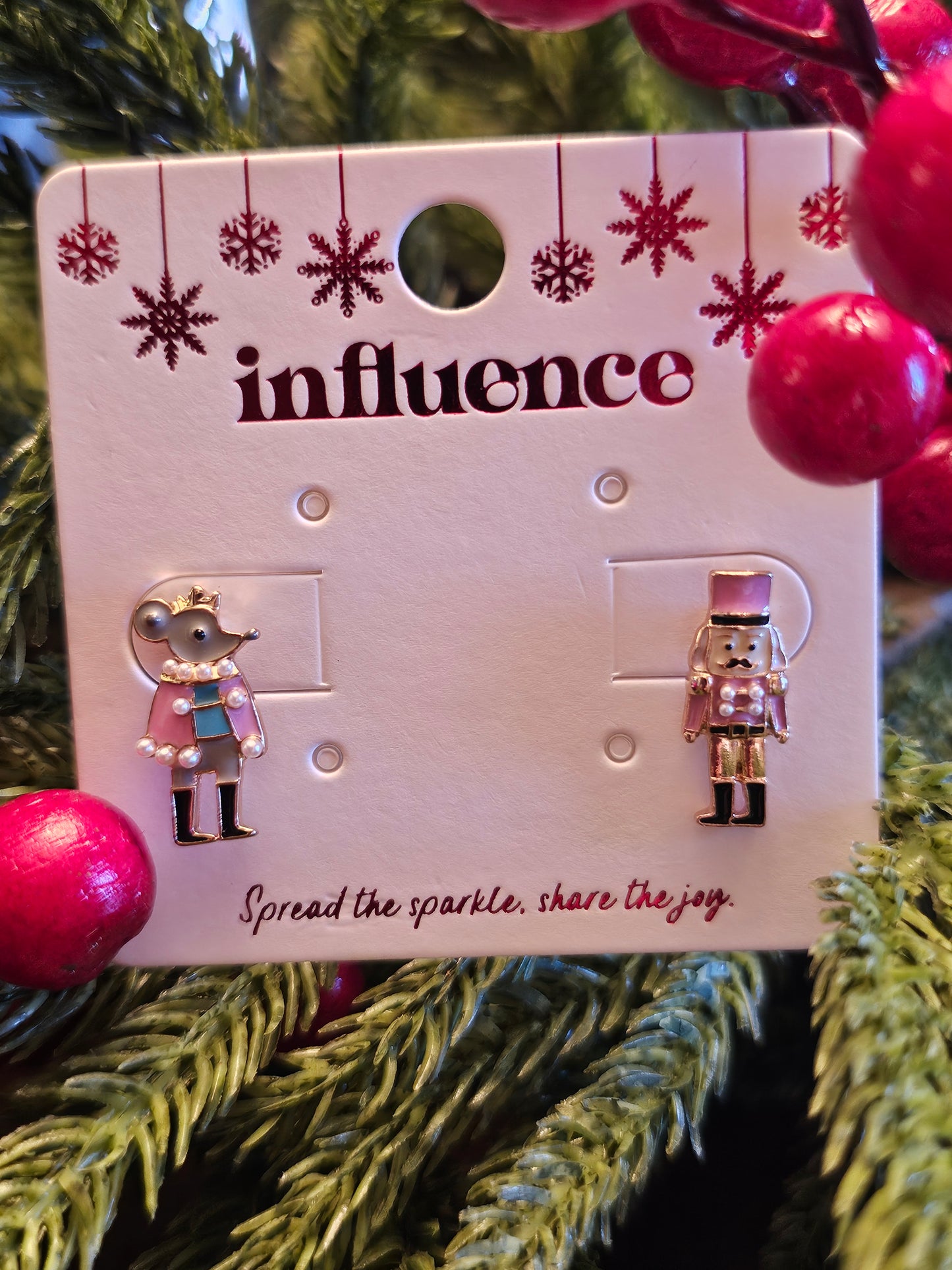 Nutcracker & King Mouse Stud Earrings
