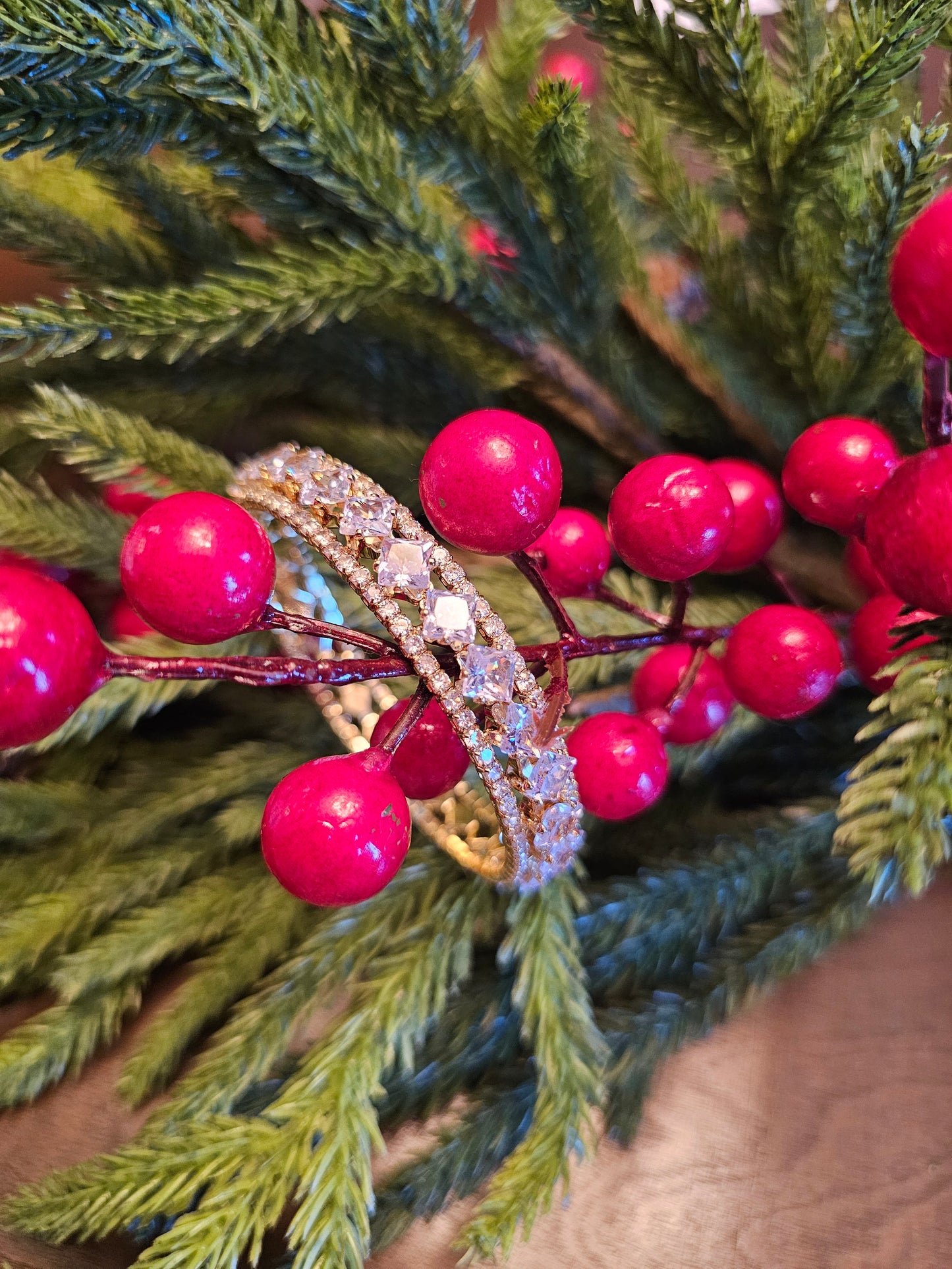 Rhinestone Cuff Bracelet