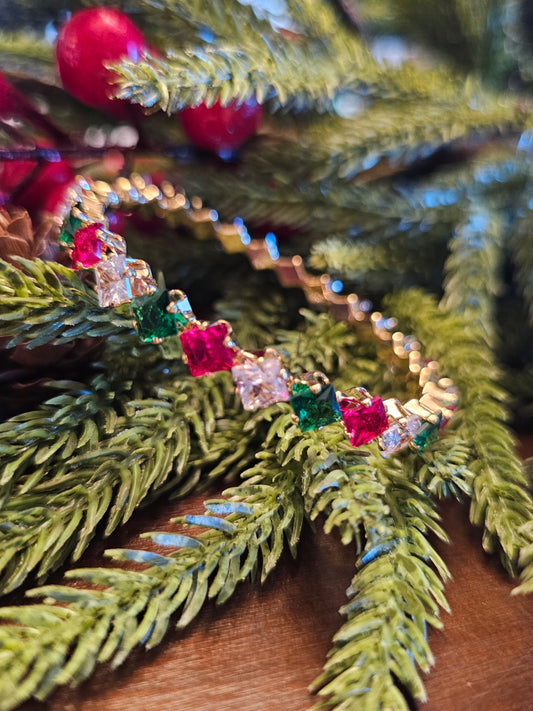 Holiday Sparkle Square-Cut Bracelet