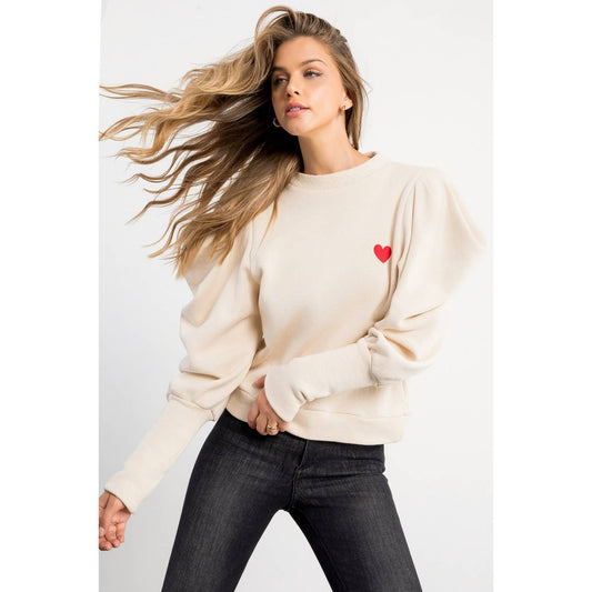 Bishop Sleeve Knit Sweater