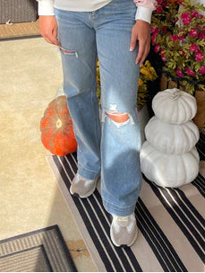 ARTEMIS Corset Ultra High Rise Modern Wide Jeans